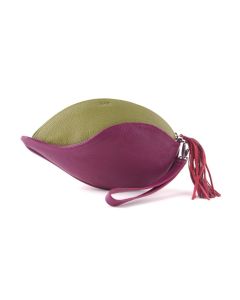 bylin Heliconia - Clutch in fuchsia / lime